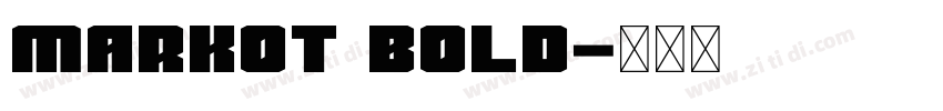 MarkOT Bold字体转换